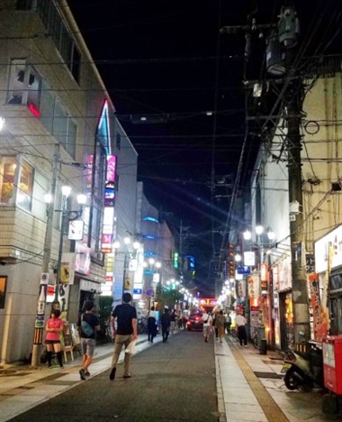 宮崎の繁華街
